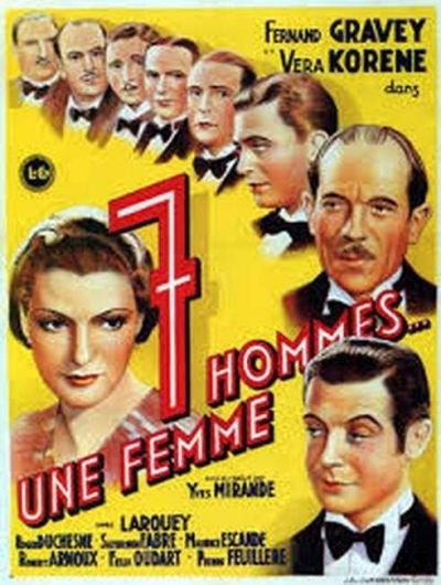Sept hommes, une femme DVDRIP French