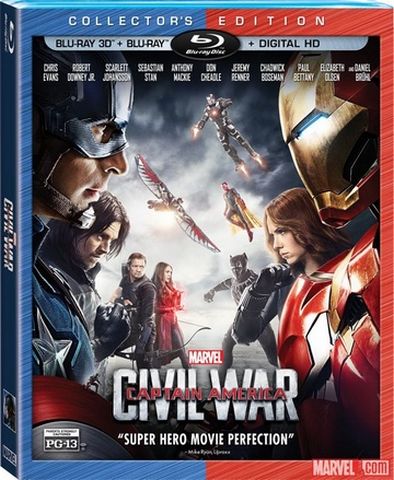 Captain America: Civil War Blu-Ray 3D French
