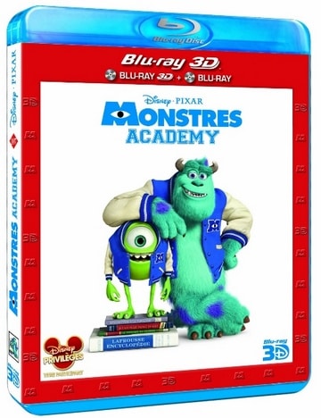 Monstres Academy Blu-Ray 3D French