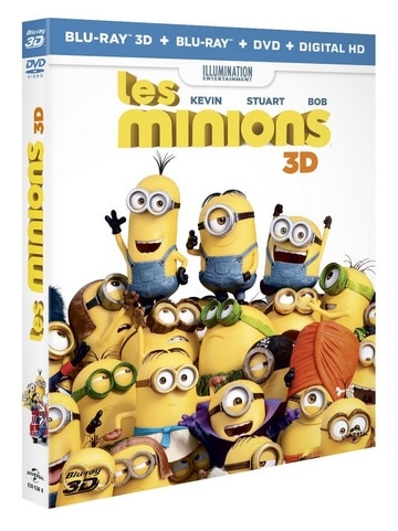 Les Minions Blu-Ray 3D French
